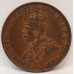 AUSTRALIA 1931 . ONE 1 PENNY . DROPPED 1